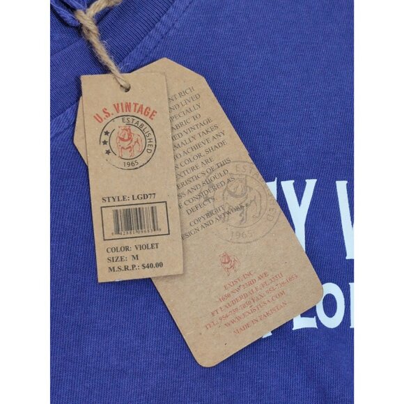 Key West Florida Spirit Jersey Shirt Womens M Purple Long Sleeve Casual Vacation - Picture 6 of 10